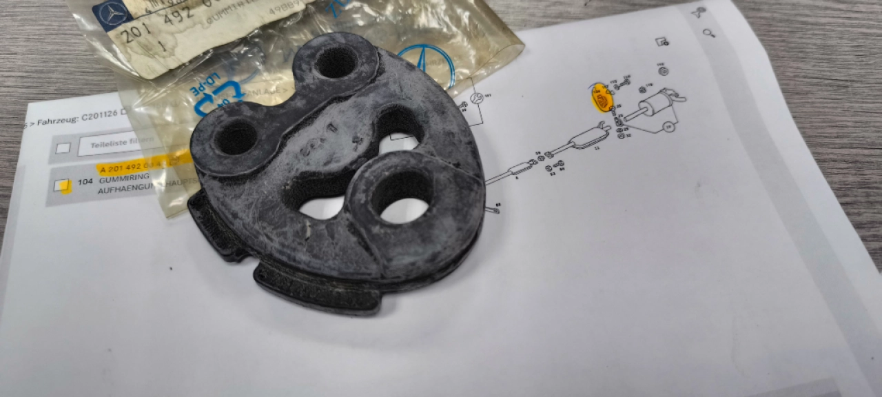 A2014920044**NEU**НОВА ЧАСТ**MERCEDES-BENZ**ТАМПОН ЗА ЗАДЕН АУСПУХ** в  Части в гр. Плевен - ID52691030 | Bazar.bg