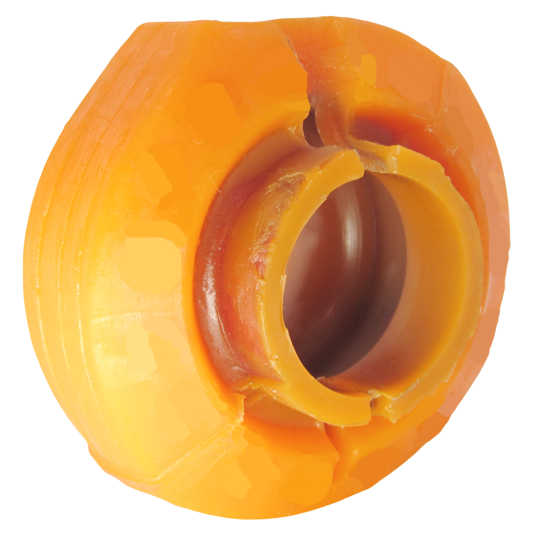 Поліуретанова втулка переднього стабілізатора Audi 100 1990-1994 (З МЕТАЛЕВИМ АРМУВАННЯМ) 2,5D