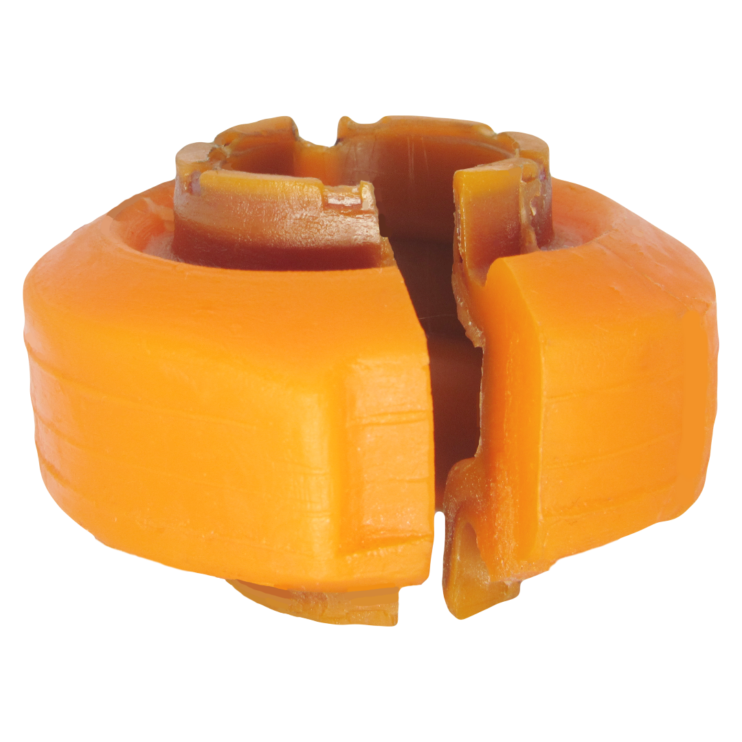 Поліуретанова втулка переднього стабілізатора Audi 100 1990-1994 (З МЕТАЛЕВИМ АРМУВАННЯМ) 2,5D