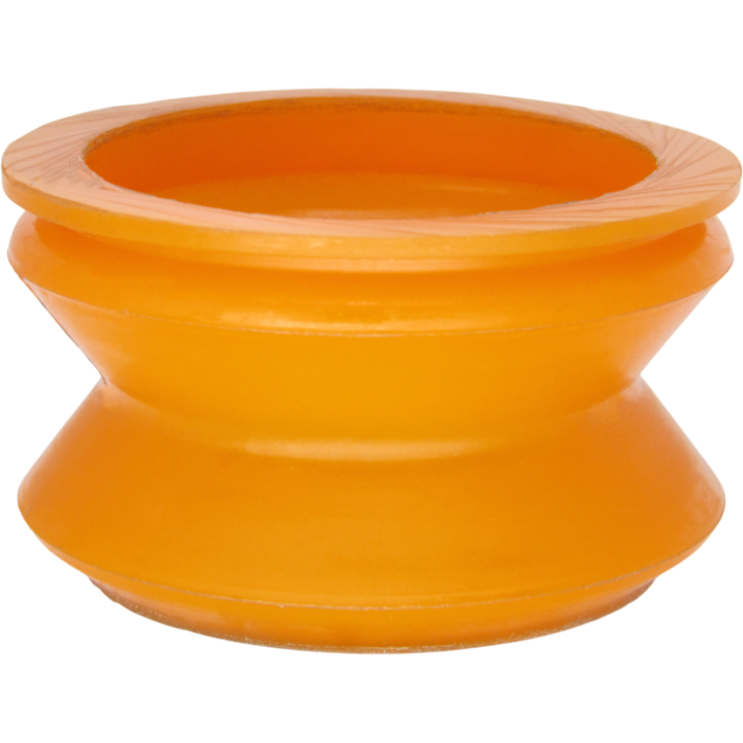 Поліуретановий пильник шарової опори під пружинне кільце d18,5*D38, L28,5 двохступеневий