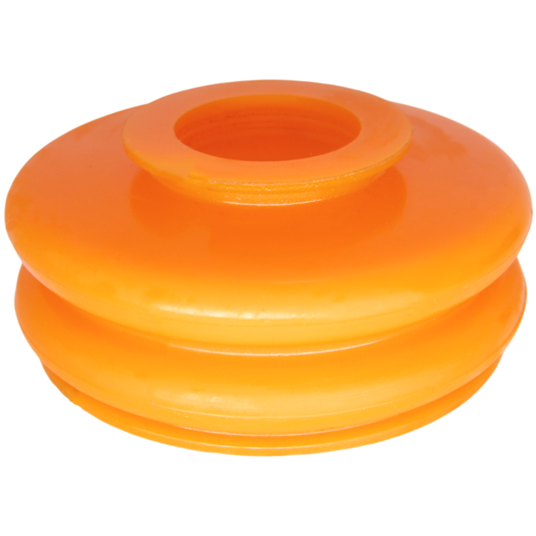 Поліуретановий пильник шарової опори під пружинне кільце d20*D46, L25 двохступеневий