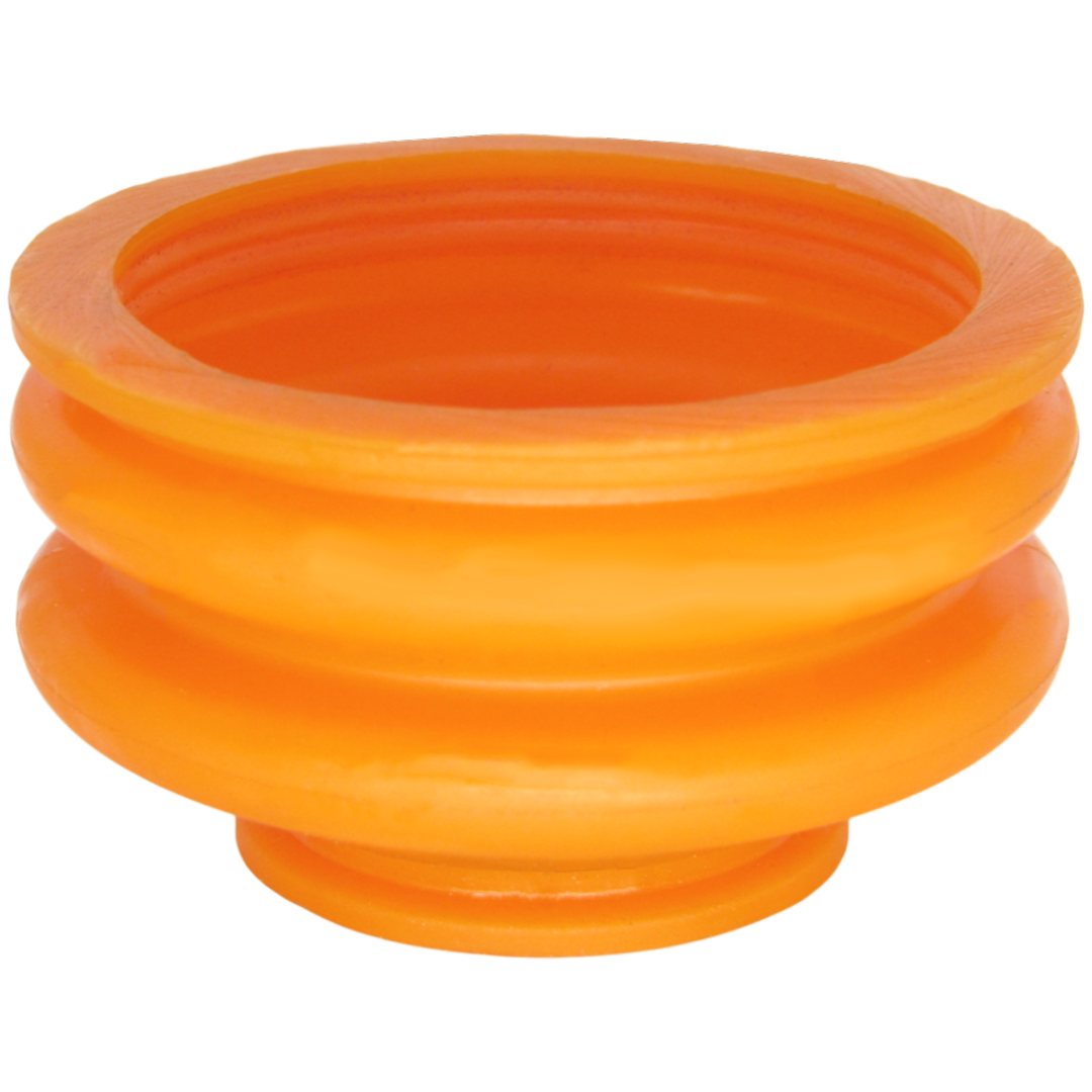 Поліуретановий пильник шарової опори під пружинне кільце d19*D38, L26 двохступеневий