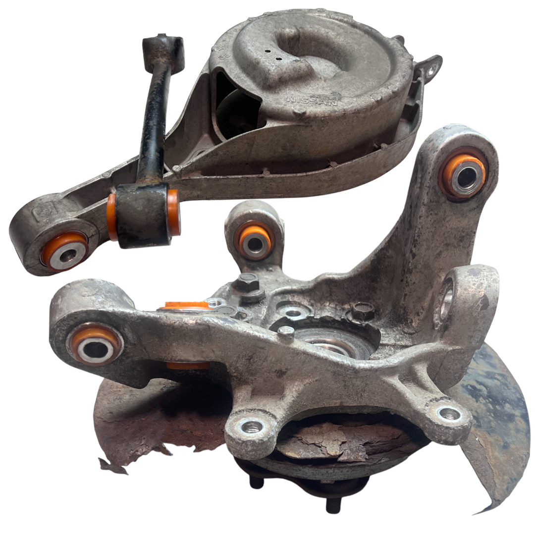 Задня підвіска автомобіля Nissan 350Z 2002-2008 Послуга з перепресування сайлентблоків (Сайлентблоки в ціну не входять)