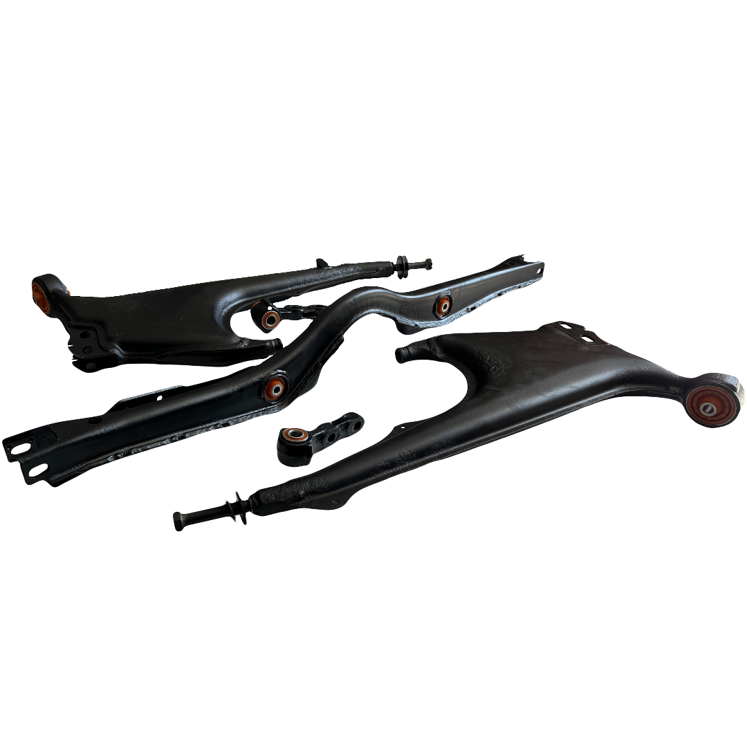 Задня підвіска автомобіля Audi 100 1990-1994 Послуга з піскостуйного очищення, покриття фарбою та перепресування сайлентблока (Сайлентблоки в ціну не входять)