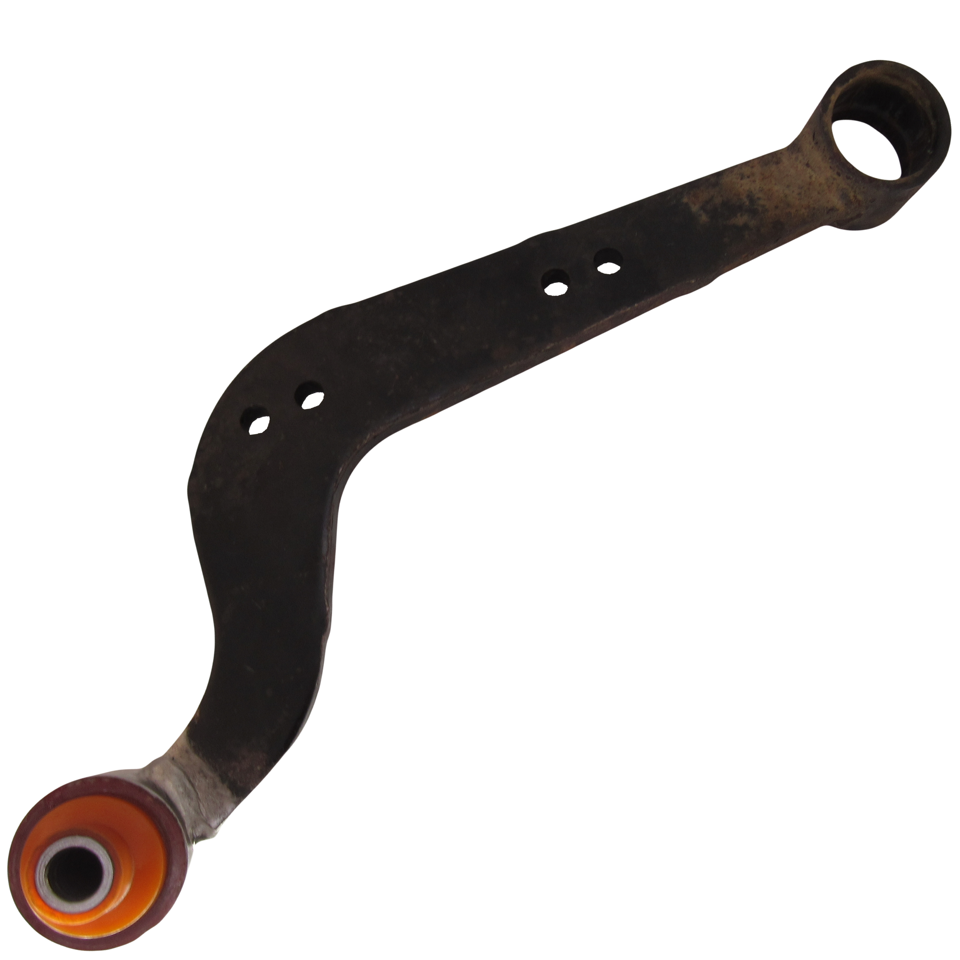 Поліуретановий сайлентблок заднього поперечного серповидного важеля зовнішній Toyota Rav4 2013-2018 ліва ТЯГА З ВВАРЕНИМ САЙЛЕНТБЛОКОМ