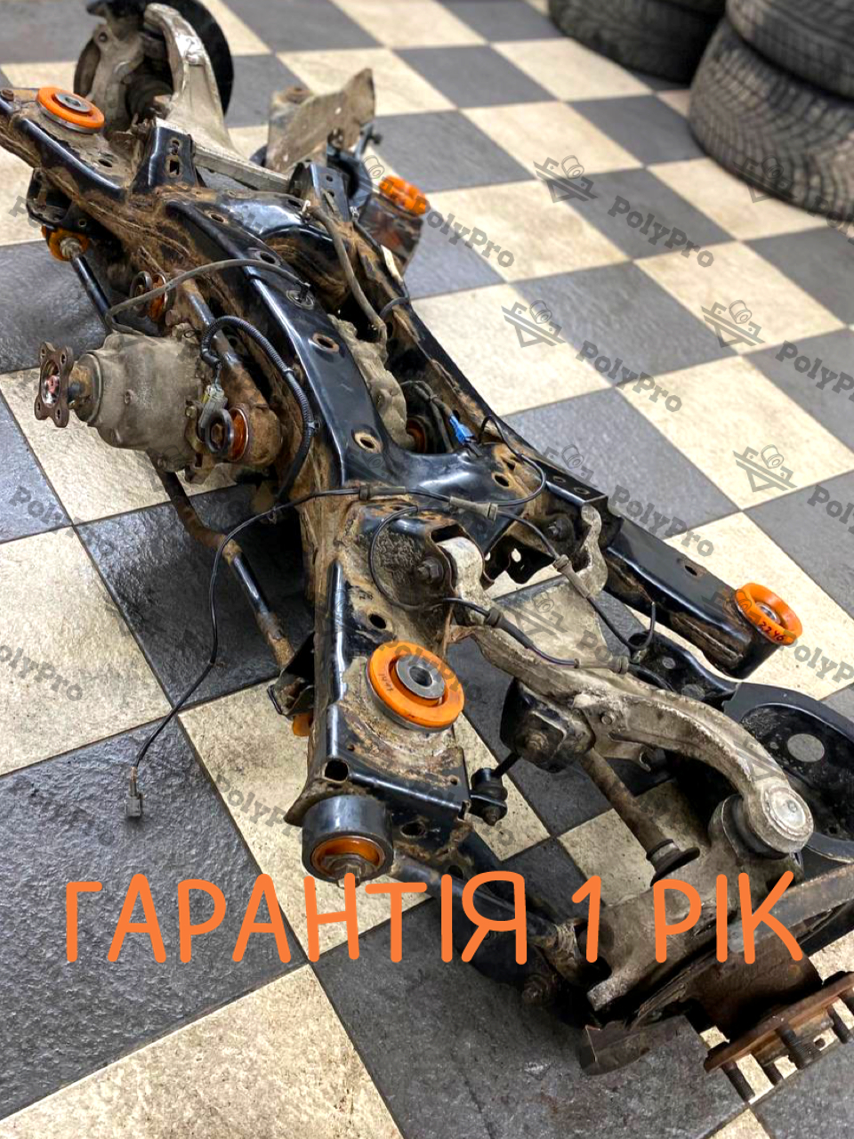 Задній підрамник Nissan Teana 2008-2013 Послуга з перепресування сайлентблоків (Сайлентблоки в ціну не входять)