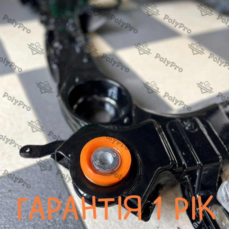 Front subframe Lancia Thesis 2001-2009 Service for sandblasting, powder painting and re-pressing of the bushing (Bushing is not included in the price)