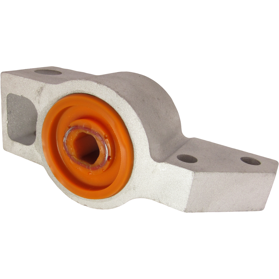 Поліуретановий сайлентблок переднього важеля задній Audi A3 2003-2012 лівий В КРОНШТЕЙНІ Цільнолитий