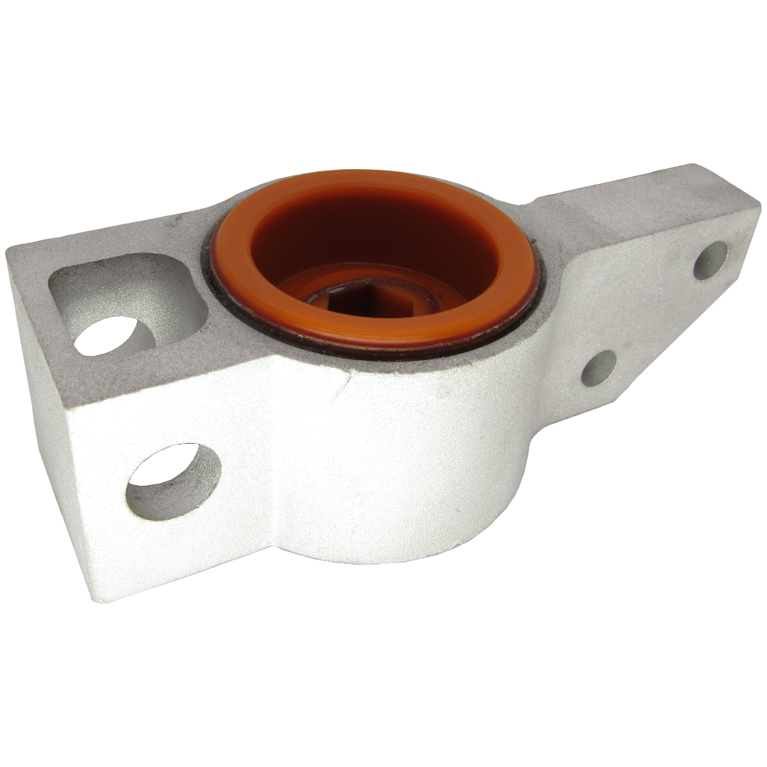 Поліуретановий сайлентблок переднього важеля задній Skoda Yeti 2009-2013 правий В КРОНШТЕЙНІ Цільнолитий