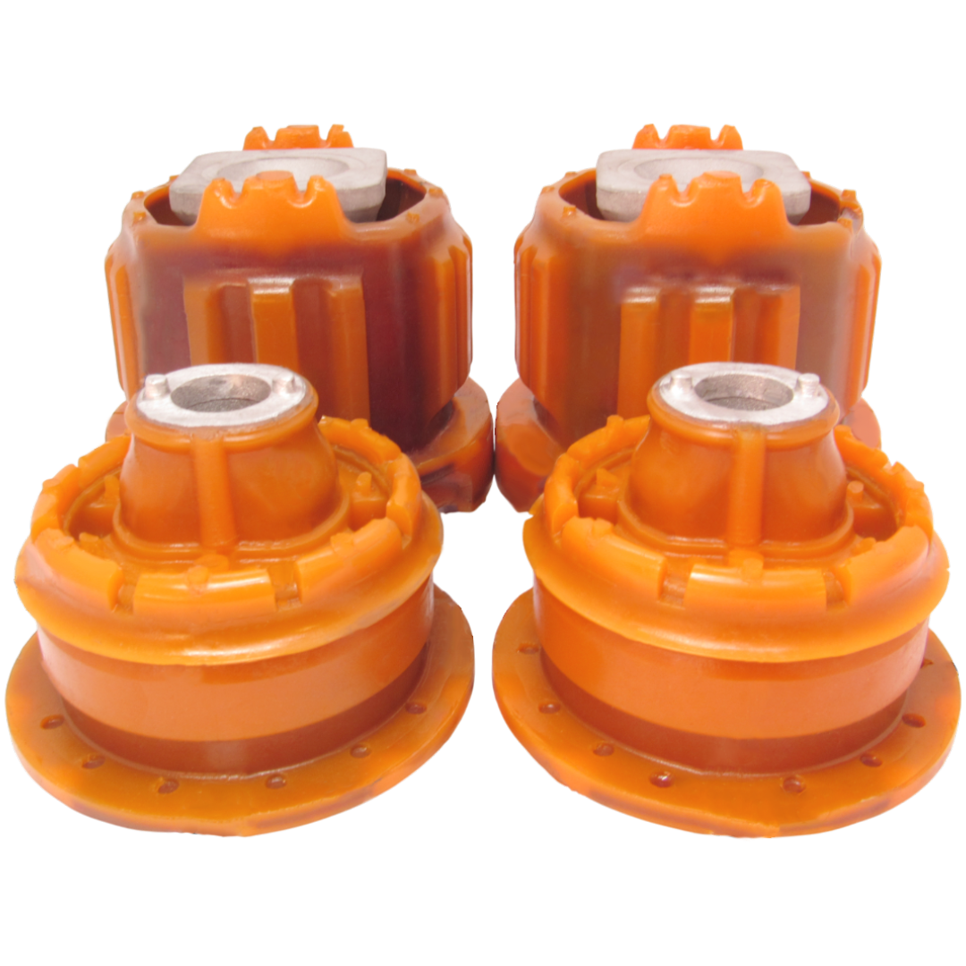 Поліуретановий комплект сайлентблоків заднього підрамника Mercedes-Benz 215 1999-2006