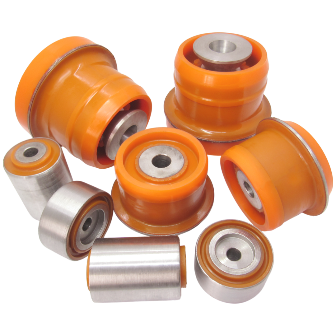 Поліуретановий комплект сайлентблоків заднього підрамника Mercedes-Benz 215 1999-2006 ВЛАСНА РОЗРОБКА